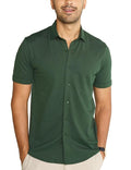 Men’s Pique Textured Half Sleeve Shirt – Regular Fit Thermoregulating Cotton Blend Casual Wear